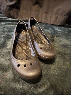 Crocs Women's Black Casual Slip-On Flats